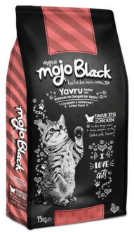 Mycat Mojo Black Tavuk Etli Yavru 15 kg Kedi Maması kullananlar yorumlar